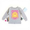The Juniper Shop Birthday Girl Checkered Toddler Long Sleeve Tee - 2 of 3