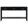 Whisen Contemporary 3-Drawer Console Table with 1 Shelf - 3 of 4