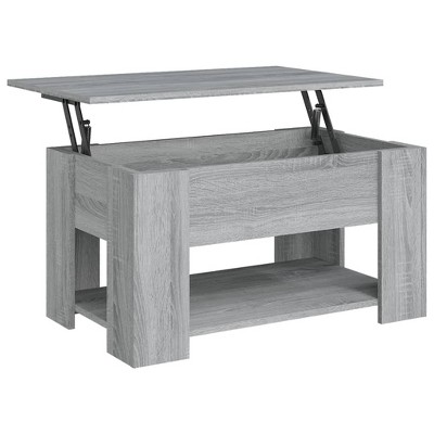 vidaXL Coffee Table Gray Sonoma 31.1"x19.3"x16.1" Engineered Wood