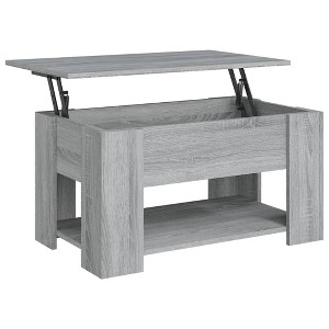 vidaXL Coffee Table Gray Sonoma 31.1"x19.3"x16.1" Engineered Wood - 1 of 4