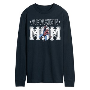 Men's - Marvel - Amazing Mom Spider-man Long Sleeve Graphic T-Shirt - 1 of 3