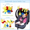 Itopfox Spiral Car Seat & Stroller Activity Toy - Soft Hanging Sensory Toys for Babies 0-12 Months with Ringing Bell & Music - 4 of 4