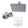 WOWOW Single Handle 7-Spray Patterns Shower Faucet 1.8 GPM with Corrosion Resistant in - 2 of 4