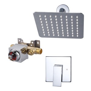 WOWOW Single Handle 7-Spray Patterns Shower Faucet 1.8 GPM with Corrosion Resistant in - 1 of 4