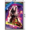 Trends International James Booker - Space Sloth Llama Cat Riding Taco Framed Wall Poster Prints - 3 of 4