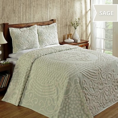 Elegant Florence King-Sized Pink Cotton Reversible Bedspread