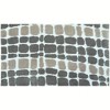 Simple Spaces Fractured Waves Doormat, 21" x 33" – Abstract Coastal Design in Blue and Beige for Indoor or Outdoor Entryways - 2 of 3