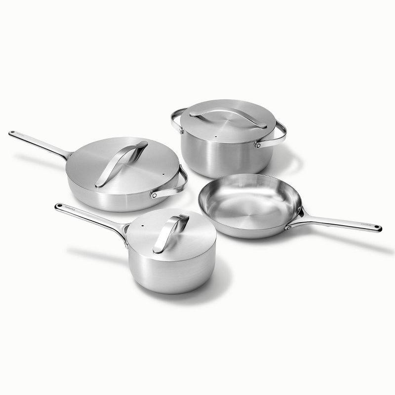 Caraway Home 9pc Stainless Steel Cookware Set, 1 of 7