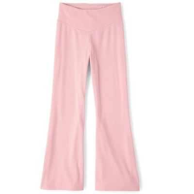 The Children's Place Girls Active Sueded Rib Flare Leggings
