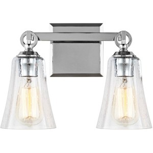 Generation Lighting Monterro 9 1/2" High 2-Light Chrome Wall Sconce - 1 of 2