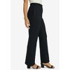 Jessica London Women's Plus Size Knit Crepe Bootcut Pant - 4 of 4