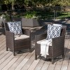 Christopher Knight Home Cypress Outdoor Wicker Dining Chairs with Cushions (Set of 2) - 2 of 4