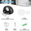 Unique Bargains Self-Adhesive No Drilling Door Stops for Home Office Keep Door Open 2 Pcs - 2 of 4