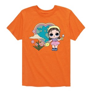 Boys' - LOL Surprise! - Grow Gurrl Heart Earth Short Sleeve Graphic T-Shirt - 1 of 4