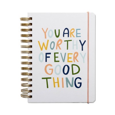 Twin Wire Ruled Journal You Are Worthy - DesignWorks Ink
