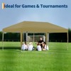 10x20 Pop Up Canopy with 2 Sidewalls - Heavy Duty Outdoor Canopy Tent with Portable Roller Bag - 4 of 4