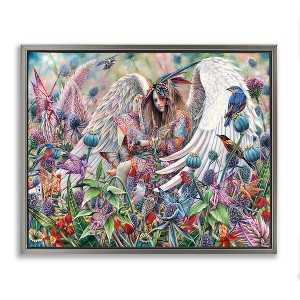 Stupell Industries Angel & Fairies Vivid Meadow, 21" x 17" - 1 of 4