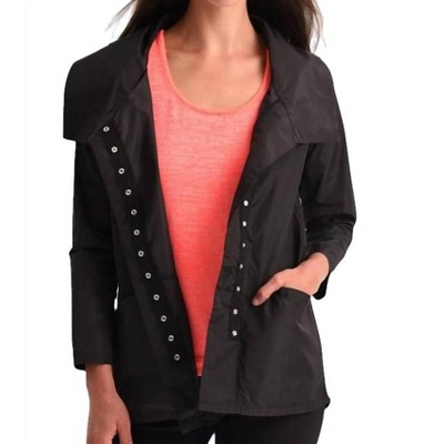 Women's Snap Front Rain Jacket - ANGEL