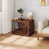 XBRIGH 27/32/38/43in Wooden Dog Crate Furniture with Lock, Indoor Decorative End Table Dog Kennel for Small/Medium Dogs - 3 of 4