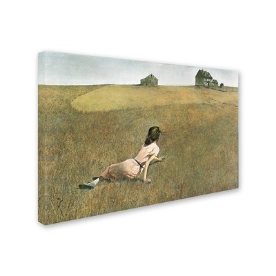 Trademark Fine Art - Andrew Wyeth 'Christinas World' Matted Framed Art