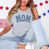 Simply Sage Market Women's Patriotic Mom Varsity Short Sleeve Graphic Tee - 2 of 3