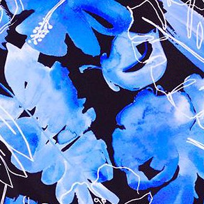blue floral