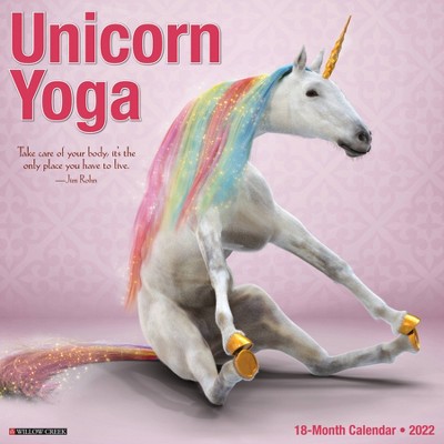 2022 Wall Calendar Unicorn Yoga - Willow Creek Press