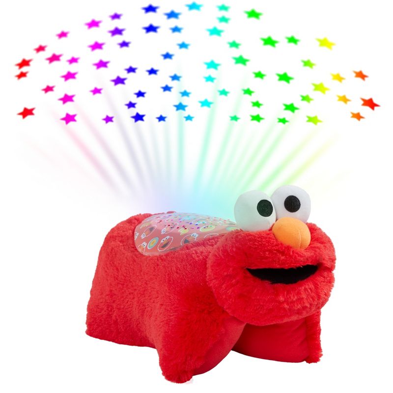 Sesame Street Elmo Sleeptime Lite Plush LED Kids&#39; Nightlight Red - Pillow Pets, 1 of 10