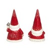 Transpac Resin Light Up Santa Gnome Decor Set of 2 Christmas Home Decorations - 3 of 3