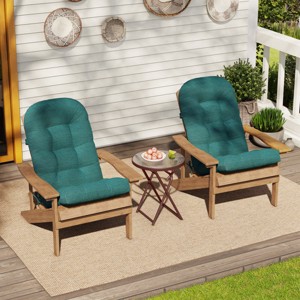 Crestlive Products Outdoor Adirondack Chair Cushion 50 inch Thickening Waterproof Fade Resistant Malachite Green - 1 of 4
