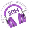 COWIN E7 Active Noise Cancelling Headphones Wireless Over-Ear Headphones Bluetooth 30H Playtime Purple - 3 of 4