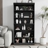 PexFix 31"x31"x16" Doorless Wood Bookshelf Storage Cabinet Bookcase&Office Cabinet for Kitchen Bedroom Entryway Living Room Dinning Room Black - 4 of 4