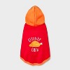 Thanksgiving Turkey Dog and Cat Hoodie Full Body Costume - Boots & Barkley™ Red - 2 of 4