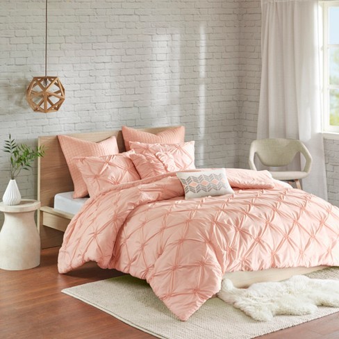 Pink Stella Embroidered Comforter Set Full Queen 7pc Target