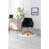 Dexmalle Modern  Faux fur Office Vanity Chair - 2 of 4