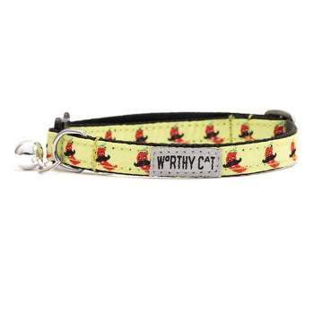 The Worthy Dog Chili Pepper Breakaway Adjustable Cat Collar