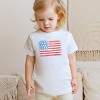 The Juniper Shop American Flag Smudged Toddler Short Sleeve Tee - 3 of 4