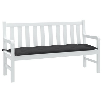 vidaXL Garden Bench Cushion Melange Anthracite 59.1"x19.7"x2.8" Fabric