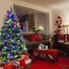 Tangkula Hinged Life-Like Christmas Tree W/ LED Lights Pre-Lit Artificial Xmas Tree W/ PE & PVC Leaves - 3 of 4