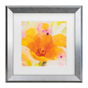 Trademark Fine Art - Albena Hristova Bright Tulips I Matted Framed Art - 1 of 4