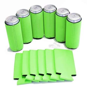 Thick Neoprene Can Cooler Beverage Insulator 4 Pack Assorted : Target