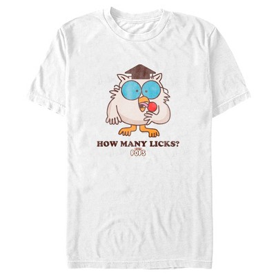 Men's Tootsie Pop Mr. Owl How Many Licks T-Shirt