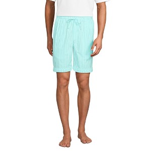 Lands' End Men's Poplin Pajama Shorts - 1 of 3