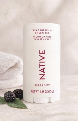 Native Solid Deodorant for Women & Men - Blackberry & Green Tea