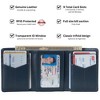 Alpine Swiss Mens Wallet RFID Blocking Genuine Leather Leon Trifold Wallet Slim Design Billfold Multiple Card Slots ID Window Gift Box - 3 of 4