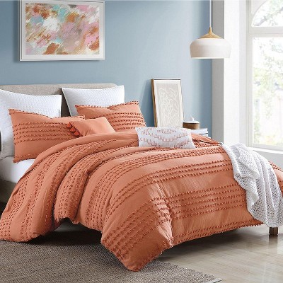 Faded Denim Full Cotton Down Alternative Comforter Set