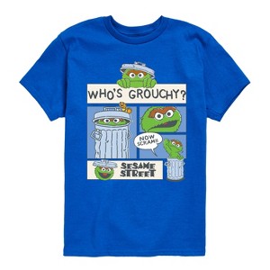 Boys' - Sesame Street - Whos Grouchy Short Sleeve Graphic T-Shirt - 1 of 4