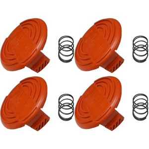 Black and Decker 4 Pack of Genuine OEM Replacement Spool Caps - RC100P-4PK - 1 of 4
