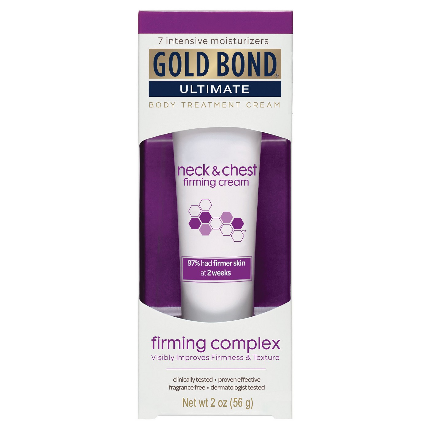 Unscented Gold Bond Firming Neck And Chest Hand And Body Lotions