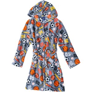 Prince of Sleep Fleece Robes for Boys - Boys PJ Sleepwear - 1 of 3